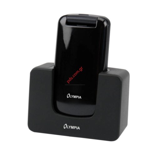 Κινητό τηλέφωνο Olympia PRIMUS GR SOS DUAL SIM (Ελληνικό Μενού) ιδανικό για ηλικιωμένους με κουμπί SOS και κάμερα σε Μαύρο χρώμα