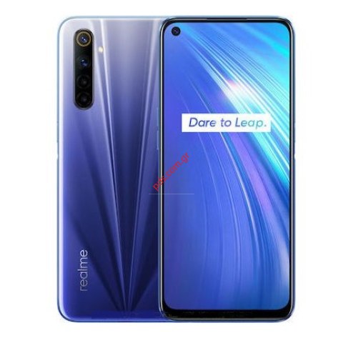 Κινητό τηλέφωνο Realme 6 Dual Sim 4GB 64GB σε μπλέ χρώμα Comet Blue Box