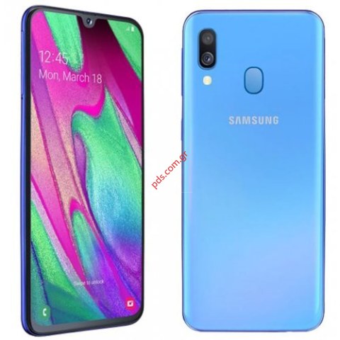 Κινητό τηλέφωνο Samsung Galaxy A40 DS Blue 5.9 SM-A405F/DS 4G 4GB/64GB σε μπλέ χρώμα
