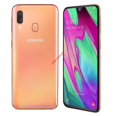 Κινητό τηλέφωνο Samsung Galaxy A40 DS Coral 5.9 SM-A405F/DS 4G 4GB/64GB σε κόκκινο κοραλί χρώμα