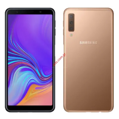 Κινητό τηλέφωνο Samsung Galaxy A7 2018 DS Gold 6.0 4G (SM-A750F/DS) 4/6GB/64GB σε χρυσό χρώμα