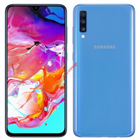 Κινητό τηλέφωνο Samsung Galaxy A70 2019 DS Blue 6.7 4G (SM-A705F/DS) 6/8GB/128GB σε μπλέ χρώμα