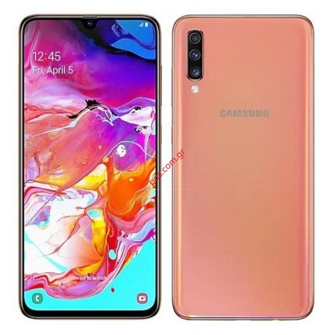 Κινητό τηλέφωνο Samsung Galaxy A70 2019 DS Coral 6.7 4G (SM-A705F/DS) 6/8GB/128GB σε κοραλί χρώμα