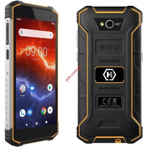 Κινητό τηλέφωνο Smartphone HAMMER ENERGY 2 IPS 5,5 Dual SIM/ 32GB/ 3GB RAM/ LTE/ IP68/ Android 9 Waterproof Black Orange Box