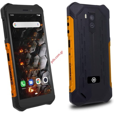 Κινητό τηλέφωνο Smartphone HAMMER IRON 3 IP68 5.5inch Waterproof Black Orange Box