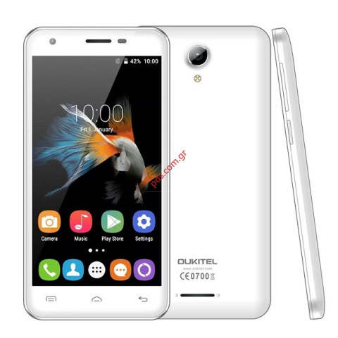Smartphone OUKITEL C2, White Quad Core, 4.5 inch