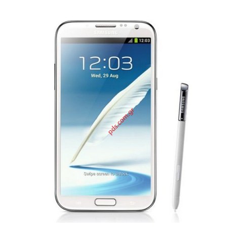 Mobile smartphone Samsung Galaxy Note 2 N7100 color Marble White Mobile smartphone Samsung Galaxy Note 2 N7100 color Marble White