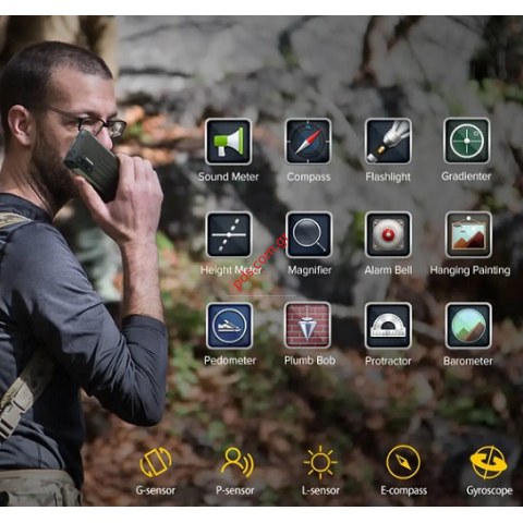 Κινητό τηλέφωνο Smartphone Ulefone Power Armor 13, IP68/IP69K, 6.81 inch 8/256GB, 13200mAh Black Box