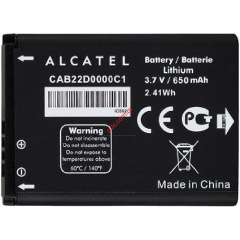 Μπαταρία Alcatel (CAB22D0000C1) ΟΕΜ Lion 650mah 3.8V Bulk