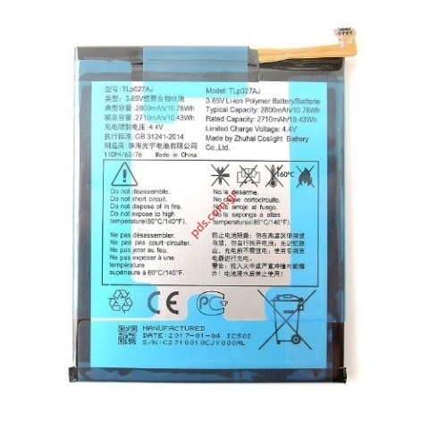 Γνήσια μπαταρία Alcatel Idol 5 (OT-5058D) TLP027AJ Lion 2710mAh INTERNAL (ΕΝΗΜΕΡΩΣΗ ΜΟΝΟ ΚΑΤΟΠΙΝ ΠΑΡΑΓΓΕΛΙΑΣ) Γνήσια μπαταρία Alcatel Idol 5 (OT-5058D) TLP027AJ Lion 2710mAh INTERNAL (ΕΝΗΜΕΡΩΣΗ ΜΟΝΟ ΚΑΤΟΠΙΝ ΠΑΡΑΓΓΕΛΙΑΣ)