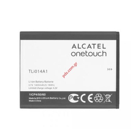 Γνήσια μπαταρία Alcatel OT 4010D (TLi014A1) Bulk Lion 1400mah