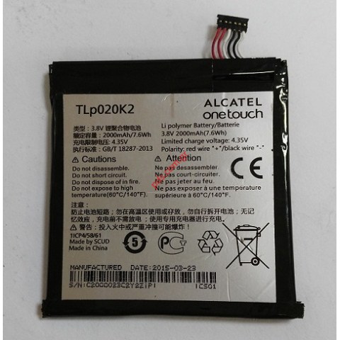 Γνήσια μπαταρία Alcatel (TLp020K2) OT 6039H, OT 6039Y, OT 6039K Idol 3 4.7 Lion 2000mah (INCELL) Γνήσια μπαταρία Alcatel (TLp020K2) OT 6039H, OT 6039Y, OT 6039K Idol 3 4.7 Lion 2000mah (INCELL)