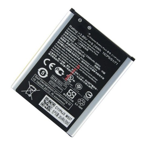 Γνήσια μπαταρία Asus Zenfone 2 Laser ZE500KL (C11P1428) Li-Pol 2400mAh (Bulk)