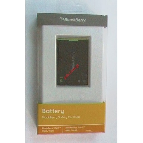Γνήσια μπαταρία BlackBerry JM1 Bold 9900 (Li-Ion, 3.7V, 1230mAh) Blister