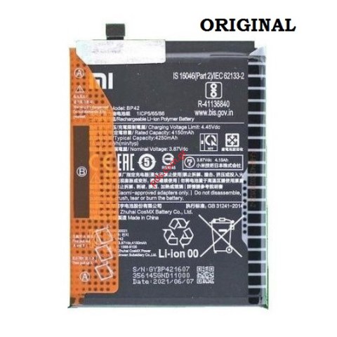 Γνήσια μπαταρία BP42 Xiaomi Mi 11 Lite (M2101K9AG, M2101K9AI), Xiaomi Mi 11 Lite 5G (M2101K9G) Lion 4250mAh internal ORIGINAL  Γνήσια μπαταρία BP42 Xiaomi Mi 11 Lite (M2101K9AG, M2101K9AI), Xiaomi Mi 11 Lite 5G (M2101K9G) Lion 4250mAh internal ORIGINAL