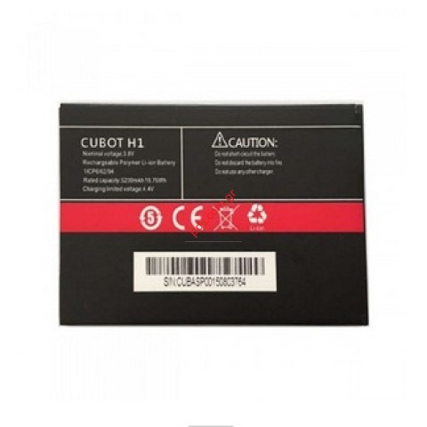 Γνήσια μπαταρία CUBOT H1 Lion 5200mah BULK (DISCONTINUED / ΚΑΤΑΡΓΗΘΗΚΕ) Γνήσια μπαταρία CUBOT H1 Lion 5200mah BULK (DISCONTINUED / ΚΑΤΑΡΓΗΘΗΚΕ)