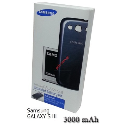 Γνήσια μπαταρία ενισχυμένη Samsung Blue i9300 Galaxy S3 Lion 3000mah Blister  Γνήσια μπαταρία ενισχυμένη Samsung Blue i9300 Galaxy S3 Lion 3000mah Blister
