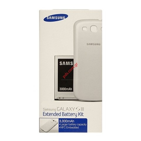 Γνήσια μπαταρία extend Samsung white i9300 Galaxy S3 Lion 3000mah Blister  Γνήσια μπαταρία extend Samsung white i9300 Galaxy S3 Lion 3000mah Blister