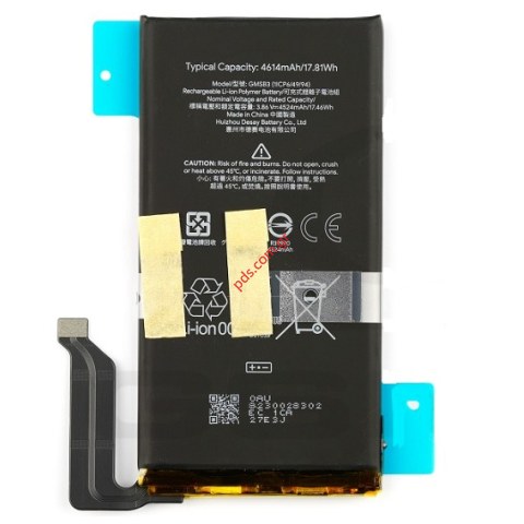 Γνήσια μπαταρία Google Pixel 6 (GMSB3) 2021 model GMSB3 Lion 4616mAh 3.8V Bulk