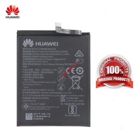 Γνήσια μπαταρία Huawei P10 (HB386280ECW) Lion 3200mah (ORIGINAL) INTERNAL Bulk Γνήσια μπαταρία Huawei P10 (HB386280ECW) Lion 3200mah (ORIGINAL) INTERNAL Bulk