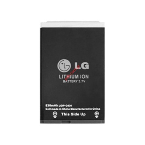 Γνήσια μπαταρία LG LGIP-G830 battery - 830 mAh - Li-Ion - 3.7V. Γνήσια μπαταρία LG LGIP-G830 battery - 830 mAh - Li-Ion - 3.7V.