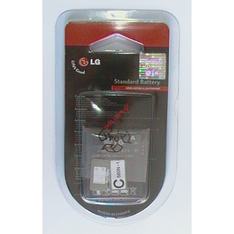 Original battery LGIP-580N LG GC900 Viewty Smart, GT500 Puccini, GT505 Pathfinder, GT400 (BLISTER) Original battery LGIP-580N LG GC900 Viewty Smart, GT500 Puccini, GT505 Pathfinder, GT400 (BLISTER)