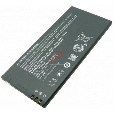 Γνήσια μπαταρία Microsoft BV-T4B Lumia 640 XL, 640 XL Dual Lion 3000 mAh (BULK) Γνήσια μπαταρία Microsoft BV-T4B Lumia 640 XL, 640 XL Dual Lion 3000 mAh (BULK)