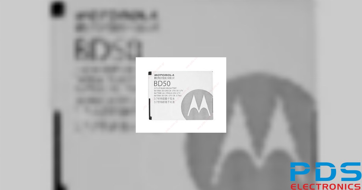 Original battery Motorola BD50 Li-Ion, 3.7V, 700mAh battery | pds.com.gr