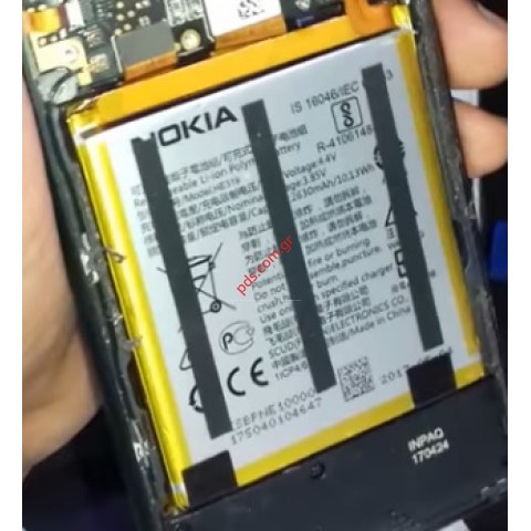 Γνήσια μπαταρία Nokia 3 DUAL (HE319) Lion 2630mah INTERNAL (DIFFICULT PART) Same HE330 Type 2018 ORIGINAL Γνήσια μπαταρία Nokia 3 DUAL (HE319) Lion 2630mah INTERNAL (DIFFICULT PART) Same HE330 Type 2018 ORIGINAL