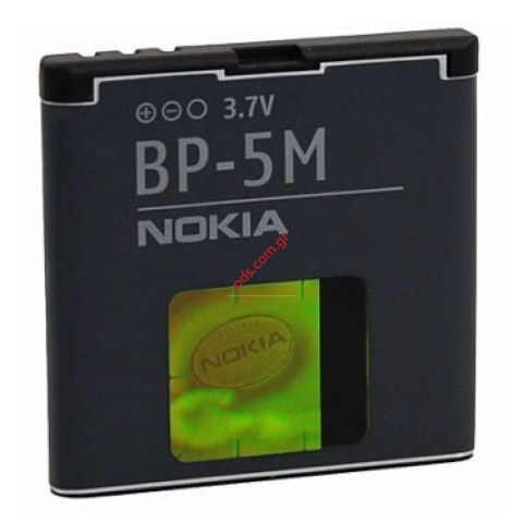 Γνήσια μπαταρία Nokia BP-5M (Li-Ion, 3.7V, 900mAh ) Bulk (ΠΡΟΤΕΙΝΟΥΜΕ ΤΟΝ ΚΩΔΙΚΟ 5000344+5100138) Γνήσια μπαταρία Nokia BP-5M (Li-Ion, 3.7V, 900mAh ) Bulk (ΠΡΟΤΕΙΝΟΥΜΕ ΤΟΝ ΚΩΔΙΚΟ 5000344+5100138)