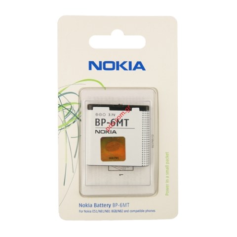 Γνήσια μπαταρία Nokia BP-6MT για τα E51, E81, N81, N81 8GB, N82 1050mAh LiPolymer Blister Γνήσια μπαταρία Nokia BP-6MT για τα E51, E81, N81, N81 8GB, N82 1050mAh LiPolymer Blister