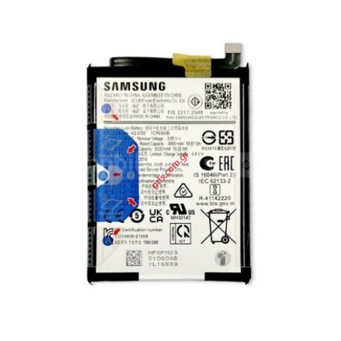 Γνήσια μπαταρία Samsung A145B Galaxy A14 4G (SCUD-WT-S-W1, HQ-50SD) Lion 5000mAh INTERNAL EB-BA145AB ORIGINAL 