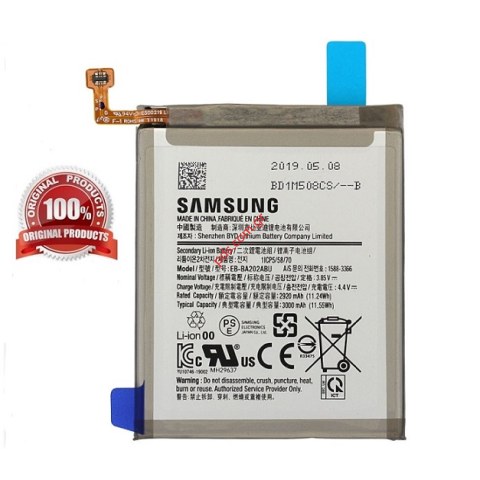 Γνήσια μπαταρία Samsung A202 Galaxy A20e EB-BA205ABU Li-Polymer 3000mAh 3.8V (Service Pack BOX) A10e ORIGINAL