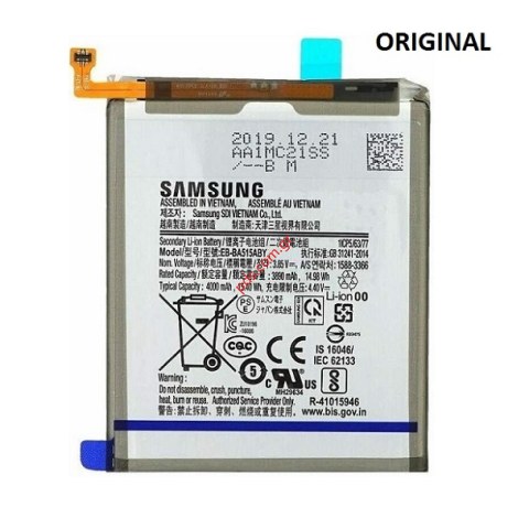 Γνήσια μπαταρία Samsung A51 4G Galaxy A515F 2019 (EB-BA515ABY) Lion 4000mAh ORIGINAL