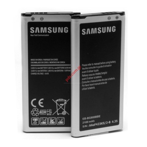 Γνήσια μπαταρία Samsung EB-BG800BBE Galaxy S5 Mini G800F (Li-Ion, 2100 mAh) BLISTER (ΕΞΑΝΤΛΗΘΗΚΑΝ)
