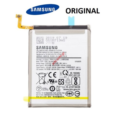 Γνήσια μπαταρία Samsung Galaxy Note 10 Plus N975 (EB-BN972ABU) Li-Ion 4300mAh (Service Pack) ORIGINAL Γνήσια μπαταρία Samsung Galaxy Note 10 Plus N975 (EB-BN972ABU) Li-Ion 4300mAh (Service Pack) ORIGINAL