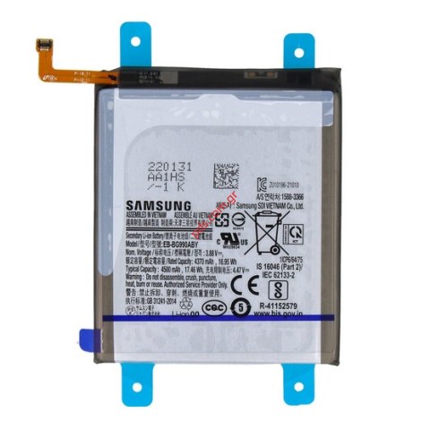 Γνήσια μπαταρία Samsung Galaxy S21 FE 5G G990 (EB-BG990ABY) 2022 3.86V Lion 4500mAh (Service Pack) ORIGINAL BOX Γνήσια μπαταρία Samsung Galaxy S21 FE 5G G990 (EB-BG990ABY) 2022 3.86V Lion 4500mAh (Service Pack) ORIGINAL BOX