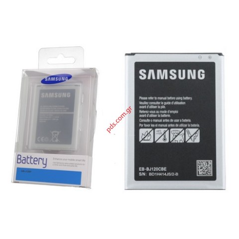 Γνήσια Μπαταρία Samsung J120 Galaxy J1 2016 EB-BJ120CBE Li-Ion 2050mAh 3.8V Blister Γνήσια Μπαταρία Samsung J120 Galaxy J1 2016 EB-BJ120CBE Li-Ion 2050mAh 3.8V Blister