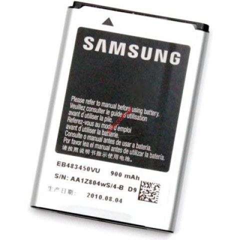 Original battery Samsung EB483450VU ( S5350 Shark ) Li-Ion 900 mAh Bulk Original battery Samsung EB483450VU ( S5350 Shark ) Li-Ion 900 mAh Bulk