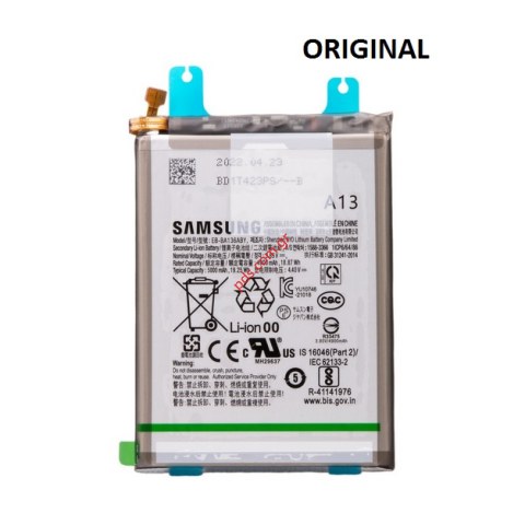 Γνήσια μπαταρία Samsung SM-A136B Galaxy A13 5G (EB-BA136ABY) 2021 Lion 5000mAh Bulk ORIGINAL