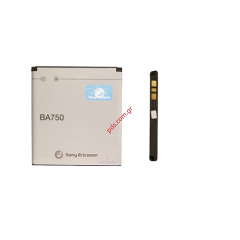 Γνήσια μπαταρία Sony Ericsson BA-750 Xperia Arc Li-Polymer, 3,7V, 1500mAh Bulk. Γνήσια μπαταρία Sony Ericsson BA-750 Xperia Arc Li-Polymer, 3,7V, 1500mAh Bulk.