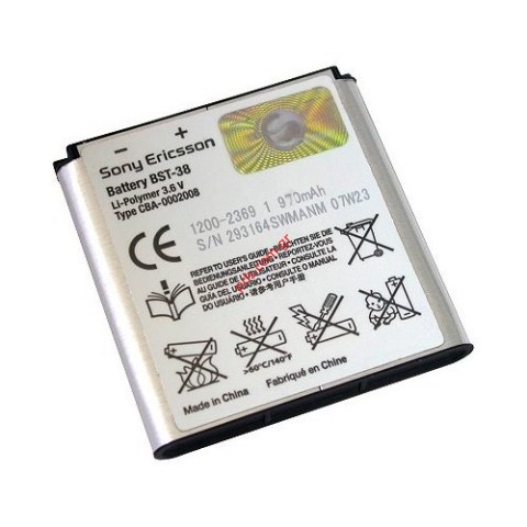 Γνήσια μπαταρία SonyEricsson BST-38 Li-Polymer 970mah BULK