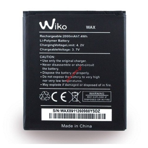 Γνήσια μπαταρία Wiko Wax Li-Ion 2000MAH BULK