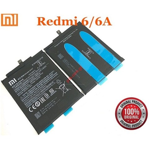 Γνήσια Μπαταρία Xiaomi BN37 Redmi 6, Redmi 6a (M1804C3CG) Lion 3000mah ORIGINAL Γνήσια Μπαταρία Xiaomi BN37 Redmi 6, Redmi 6a (M1804C3CG) Lion 3000mah ORIGINAL