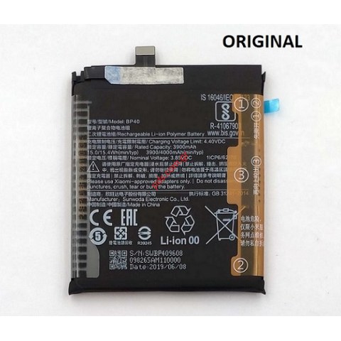 Γνήσια μπαταρία Xiaomi Mi 9T BP41 (M1903F10G) Lion 4000mAh INTERNAL (ORIGINAL) SERVICE PACK Γνήσια μπαταρία Xiaomi Mi 9T BP41 (M1903F10G) Lion 4000mAh INTERNAL (ORIGINAL) SERVICE PACK