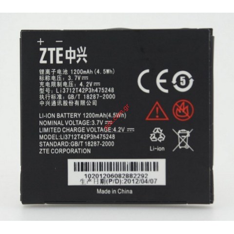 Γνήσια μπαταρία ZTE Atlas W (P736E) Lion 1200mah BULK Γνήσια μπαταρία ZTE Atlas W (P736E) Lion 1200mah BULK