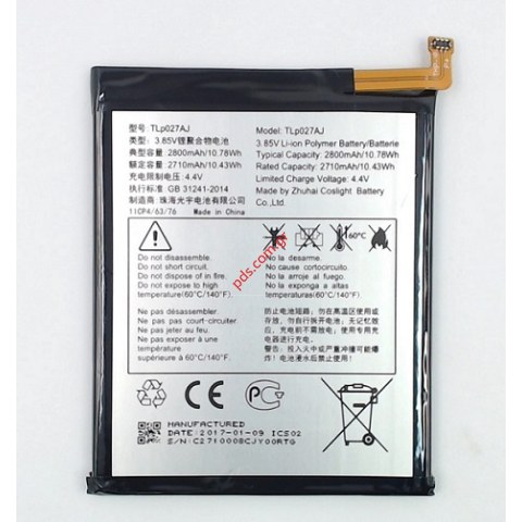 Μπαταρία Alcatel A5 LED, 5085D (TLp027AJ) Lion 2800mah INTERNAL  Μπαταρία Alcatel A5 LED, 5085D (TLp027AJ) Lion 2800mah INTERNAL