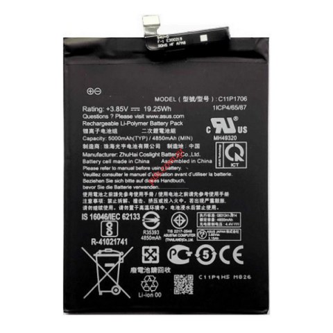 Μπαταρία Asus Zenfone Max Pro M1 (ZB601KL, ZB602KL) C11P1706 OEM Lion 5000mAh Bulk