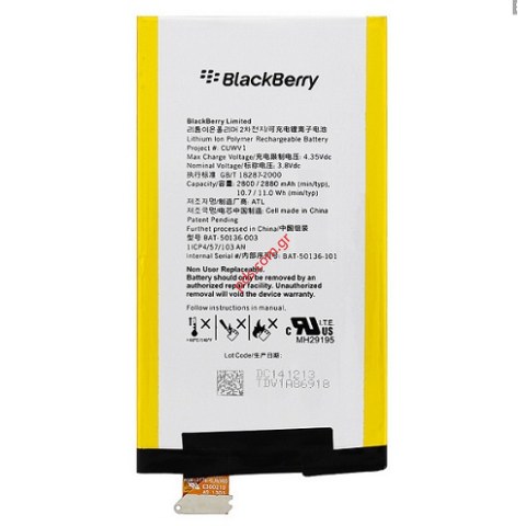 Μπαταρία BlackBerry Z30 (BAT50136-003) ΟΕΜ Li-Ion 2880mAh Li-Ion (Bulk)  Μπαταρία BlackBerry Z30 (BAT50136-003) ΟΕΜ Li-Ion 2880mAh Li-Ion (Bulk)