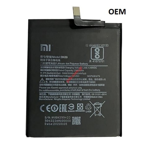 Μπαταρία BN39 Xiaomi Mi PLAY Lion 3000mAh (Bulk) OEM Μπαταρία BN39 Xiaomi Mi PLAY Lion 3000mAh (Bulk) OEM